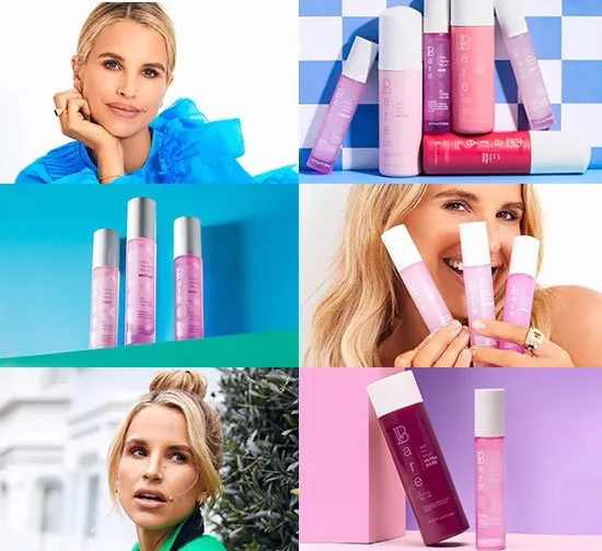 Vogue Williams with the Bare by Vogue tanning range